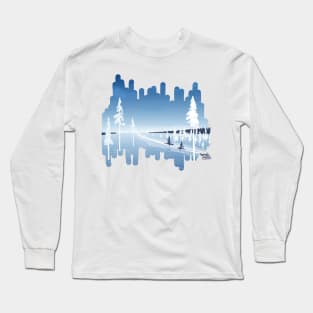 Blue Arctic moments Long Sleeve T-Shirt